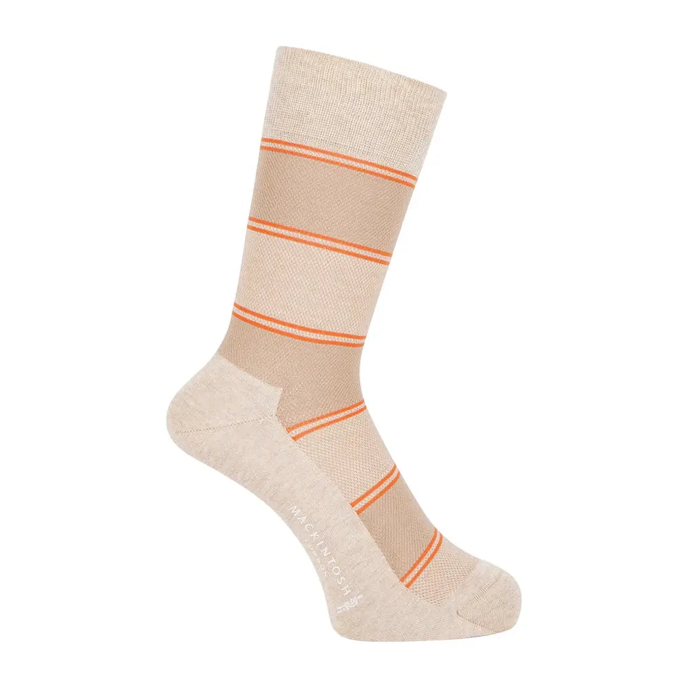 MACKINTOSH LONDON マッキントッシュ ロンドン ソックス メッシュボーダー 22cm丈 - カジュアルソックス Beige / 25-27 RENOWNINX ONLINE SHOP