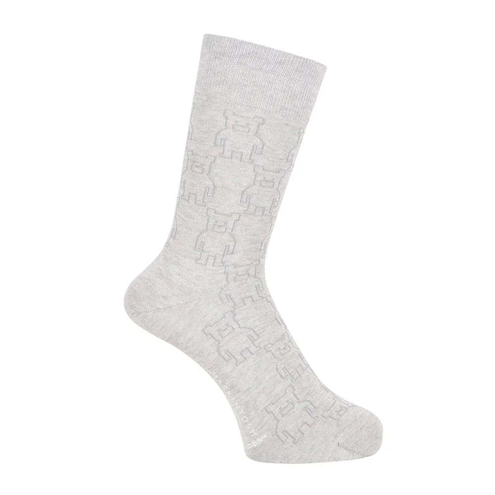 MACKINTOSH LONDON マッキントッシュ ロンドン ソックス ビッグホーンドベア 22cm丈 - カジュアルソックス Light Gray / 25-27 RENOWNINX ONLINE SHOP