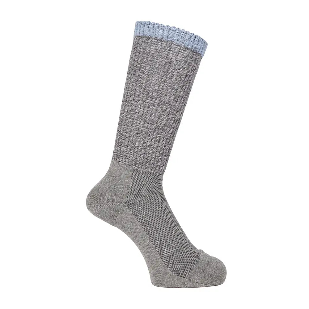 Aquascutum アクアスキュータム ソックス リッチェル麻混メランジ - カジュアルソックス Gray / 24-26 RENOWNINX ONLINE SHOP