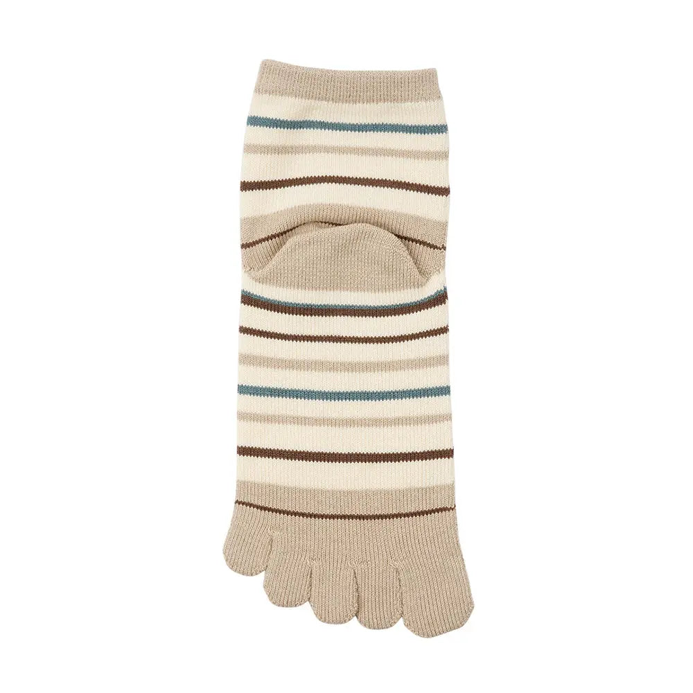 Aquascutum アクアスキュータム ニューライン ソックス 5本指マルチボーダーショート - カジュアルソックス  RENOWNINX ONLINE SHOP