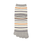 Aquascutum アクアスキュータム ニューライン ソックス 5本指マルチボーダーショート - カジュアルソックス  RENOWNINX ONLINE SHOP