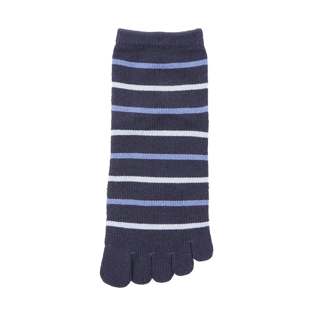 Aquascutum アクアスキュータム ソックス クールボーダーショート - カジュアルソックス Navy / 25-27 RENOWNINX ONLINE SHOP