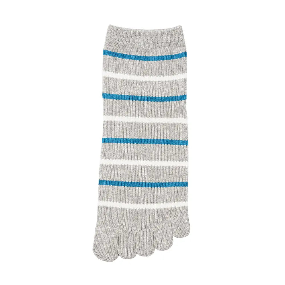 Aquascutum アクアスキュータム ソックス クールボーダーショート - カジュアルソックス Gray / 25-27 RENOWNINX ONLINE SHOP