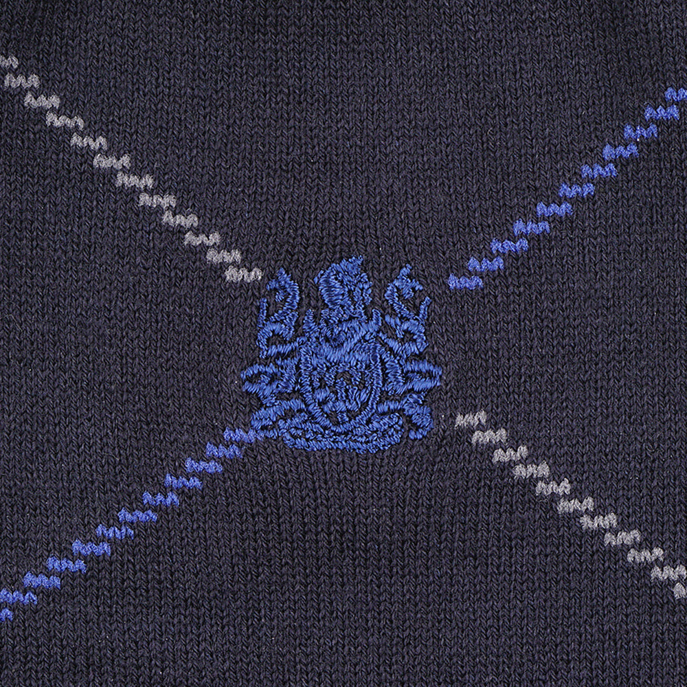 Aquascutum アクアスキュータム ソックス ソフトテンションダイヤ刺繍 - カジュアルソックス  RENOWNINX ONLINE SHOP