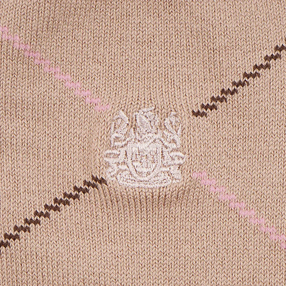 Aquascutum アクアスキュータム ソックス ソフトテンションダイヤ刺繍 - カジュアルソックス RENOWNINX ONLINE SHOP