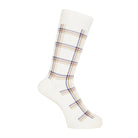 Aquascutum アクアスキュータム ソックス ソフトテンションクラブチェック - カジュアルソックス Beige / 27-29 RENOWNINX ONLINE SHOP