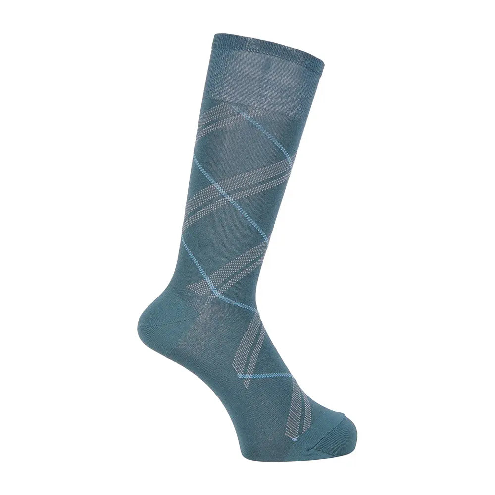 Aquascutum アクアスキュータム ソックス クールダイヤチェック - カジュアルソックス Green / 24-26 RENOWNINX ONLINE SHOP