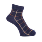 Aquascutum アクアスキュータム ソックス リッチェルウインドーペーン ショート - カジュアルソックス Navy / 24-26 RENOWNINX ONLINE SHOP