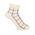 Aquascutum アクアスキュータム ソックス リッチェルウインドーペーン ショート - カジュアルソックス Beige / 24-26 RENOWNINX ONLINE SHOP