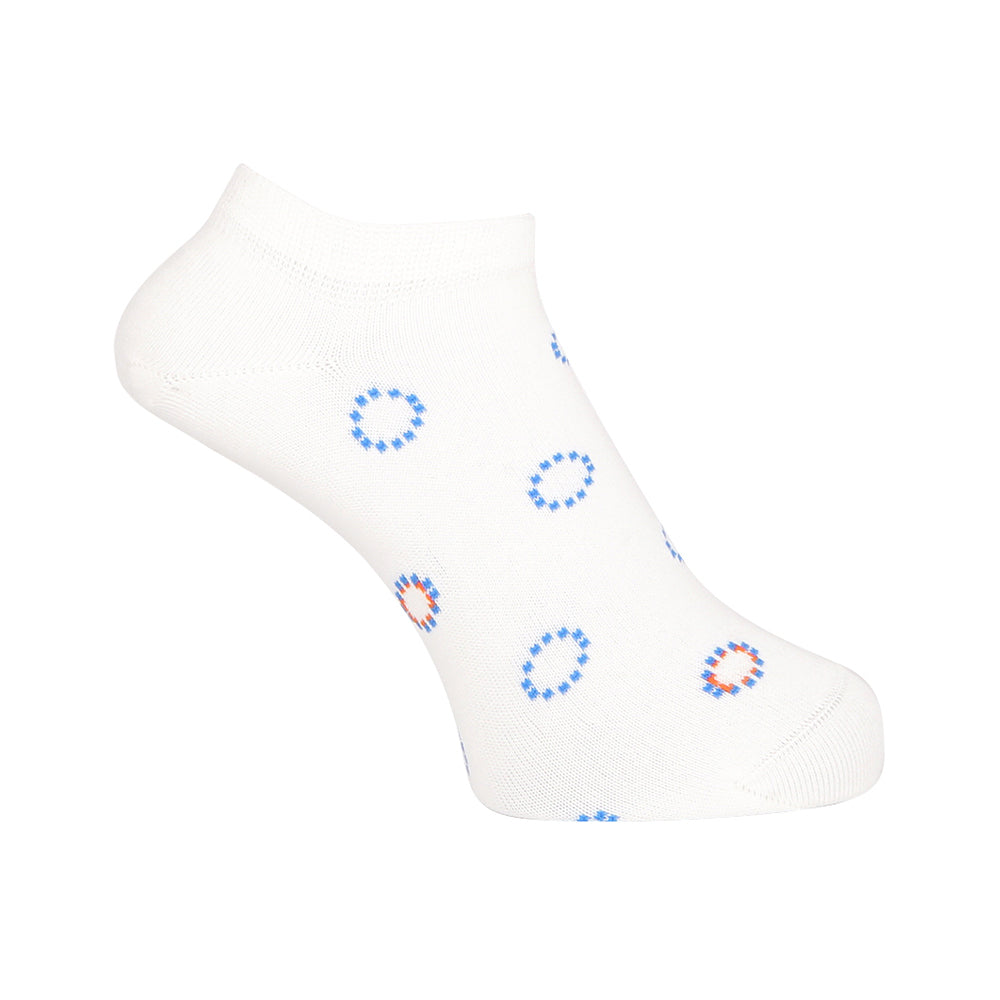 Aquascutum アクアスキュータム ソックス サークルドットスニーカー - カジュアルソックス Off White / 24-26 RENOWNINX ONLINE SHOP