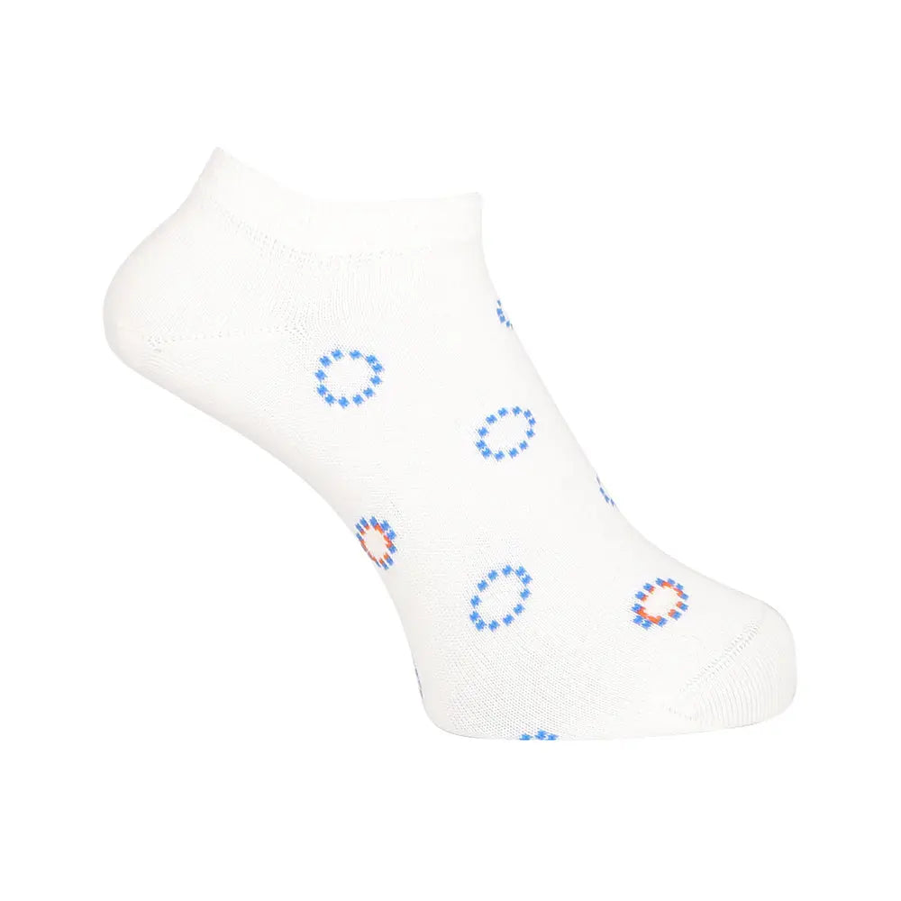 Aquascutum アクアスキュータム ソックス サークルドットスニーカー - カジュアルソックス Off White / 24-26 RENOWNINX ONLINE SHOP