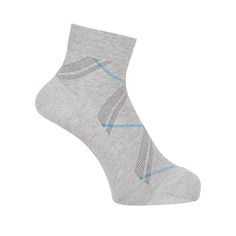 Aquascutum アクアスキュータム ソックス クールダイヤチェックショート - カジュアルソックス Gray / 24-26 RENOWNINX ONLINE SHOP