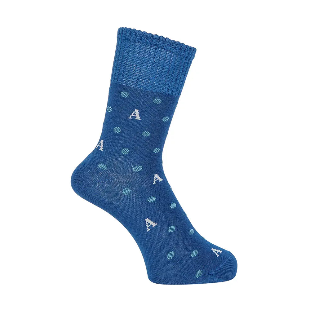 Aquascutum アクアスキュータム ソックス リッチェルロゴドット - カジュアルソックス Dark Green / 24-26 RENOWNINX ONLINE SHOP