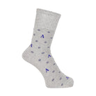 Aquascutum アクアスキュータム ソックス リッチェルロゴドット - カジュアルソックス Gray / 24-26 RENOWNINX ONLINE SHOP