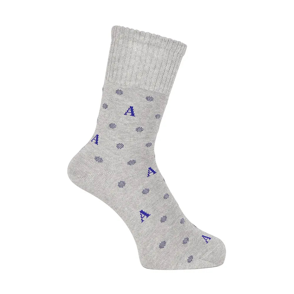 Aquascutum アクアスキュータム ソックス リッチェルロゴドット - カジュアルソックス Gray / 24-26 RENOWNINX ONLINE SHOP