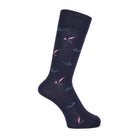 Aquascutum アクアスキュータム ニューライン ソックス フェザーペン - カジュアルソックス Navy / 25-27 RENOWNINX ONLINE SHOP