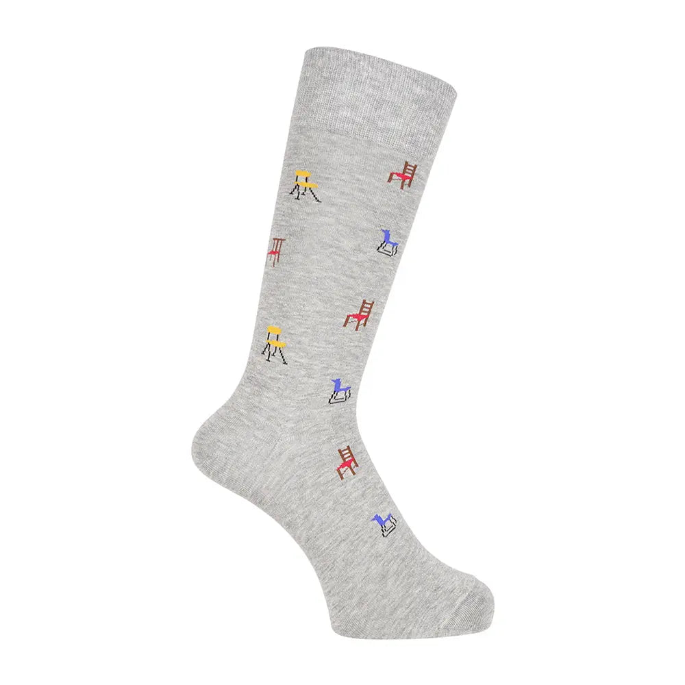 Aquascutum アクアスキュータム ニューライン ソックス チェア - カジュアルソックス Gray / 25-27 RENOWNINX ONLINE SHOP