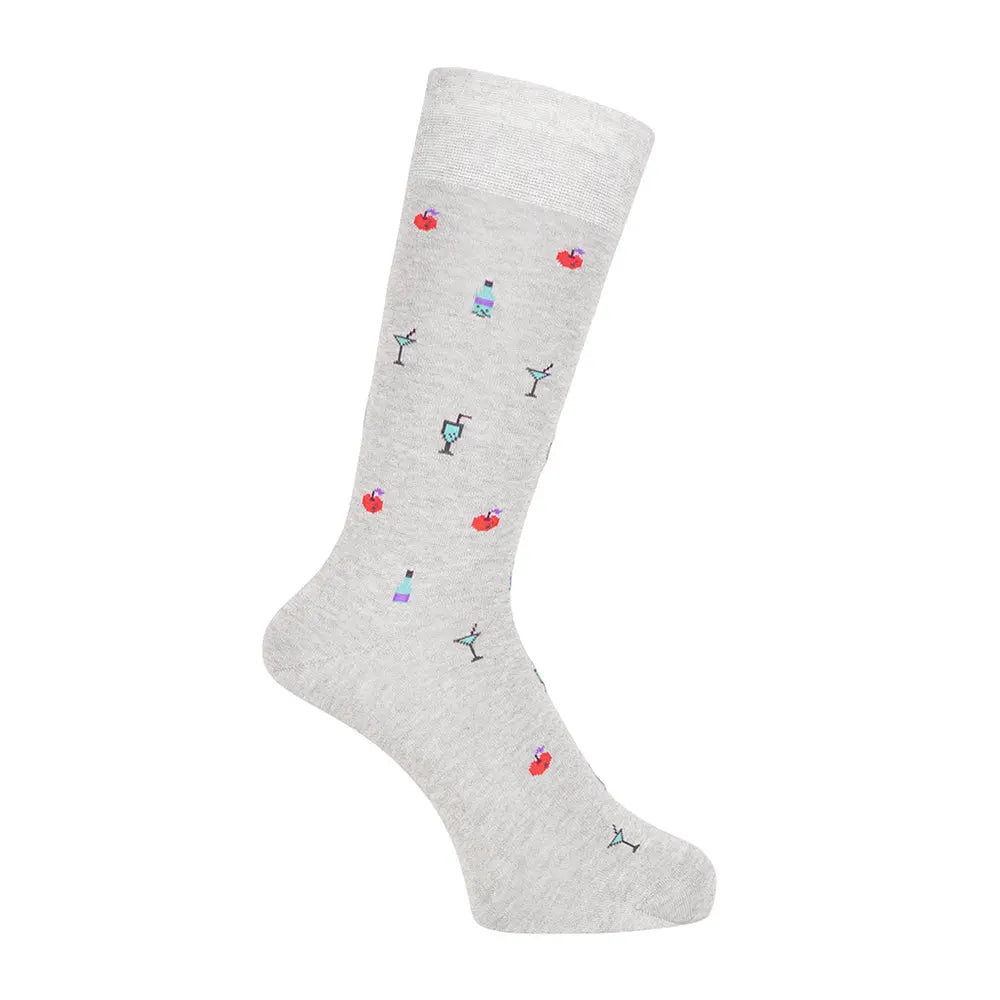 Aquascutum アクアスキュータム ニューライン ソックス サイダー - カジュアルソックス Gray / 25-27 RENOWNINX ONLINE SHOP