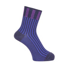 Aquascutum アクアスキュータム ニューライン ソックス ストライプジャガードハーフ丈 - カジュアルソックス Navy / 25-27 RENOWNINX ONLINE SHOP