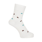 Aquascutum アクアスキュータム ニューライン ソックス アフターヌーンティハーフ丈 - カジュアルソックス Off White / 25-27 RENOWNINX ONLINE SHOP