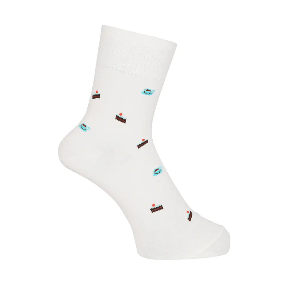 Aquascutum アクアスキュータム ニューライン ソックス アフターヌーンティハーフ丈 - カジュアルソックス Off White / 25-27 RENOWNINX ONLINE SHOP