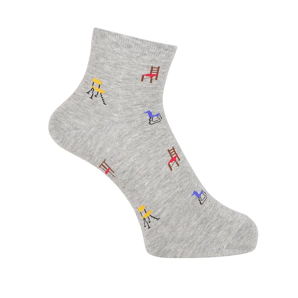 Aquascutum アクアスキュータム ニューライン ソックス チェアショート - カジュアルソックス Gray / 25-27 RENOWNINX ONLINE SHOP