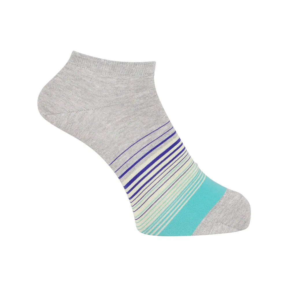 Aquascutum アクアスキュータム ニューライン ソックス ボーダースニーカー - カジュアルソックス Gray / 25-27 RENOWNINX ONLINE SHOP