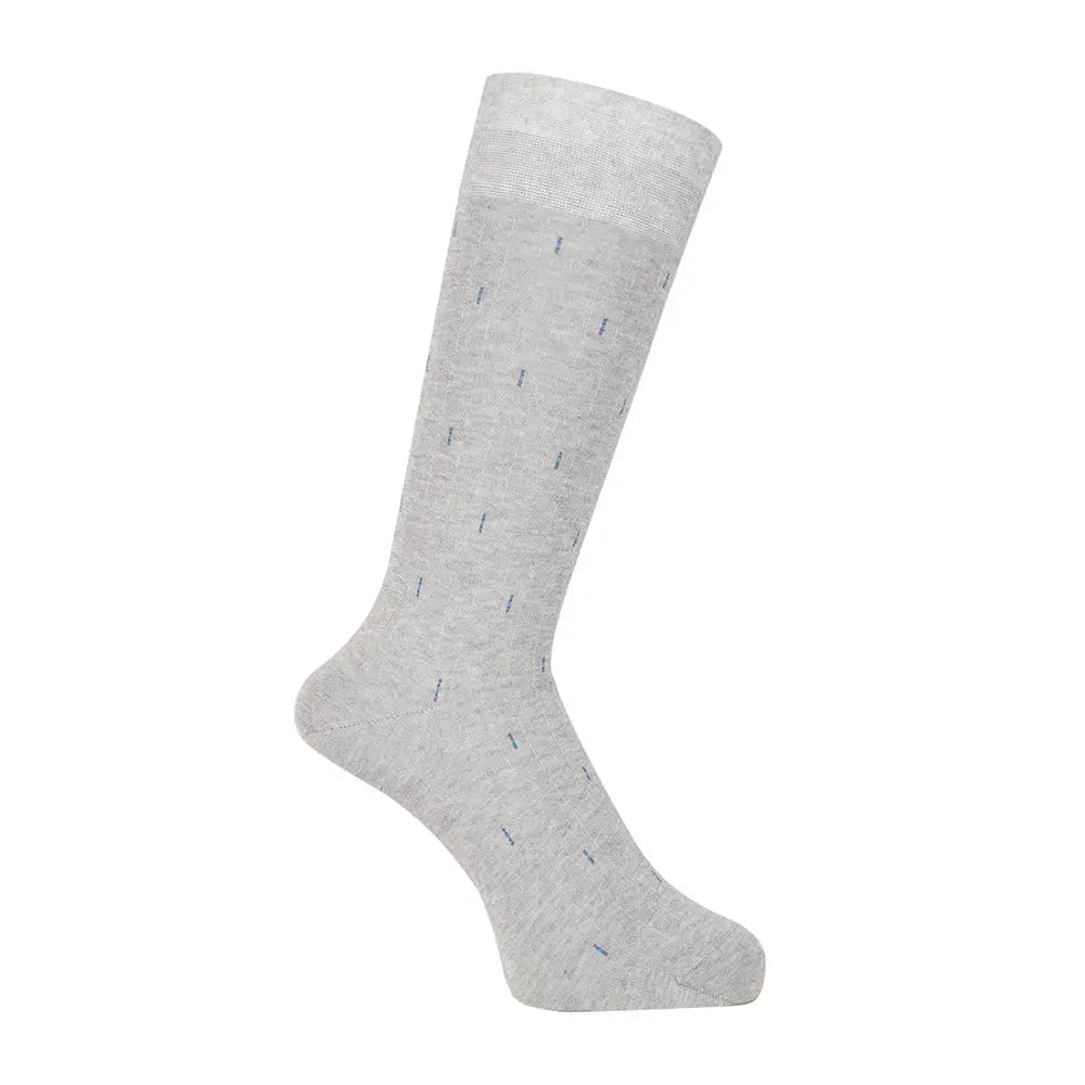 Aquascutum アクアスキュータム ニューライン ソックス ドライストライプドット - ビジネスソックス Gray / 25-27 RENOWNINX ONLINE SHOP