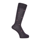 Aquascutum アクアスキュータム ニューライン ソックス スムース&フィットロゴ - ビジネスソックス Charcoal Gray / 25-27 RENOWNINX ONLINE SHOP