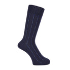 Aquascutum アクアスキュータム ソックス ドロップストライプ - ビジネスソックス Navy / 27-29 RENOWNINX ONLINE SHOP