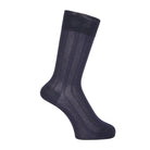 Aquascutum アクアスキュータム ソックス 強撚メッシュ - ビジネスソックス Navy / 27-29 RENOWNINX ONLINE SHOP