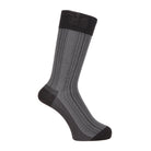 Aquascutum アクアスキュータム ソックス 接触冷感ストライプ - ビジネスソックス Black / 25-27 RENOWNINX ONLINE SHOP