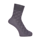Aquascutum アクアスキュータム ソックス 強撚リンクスハーフ丈 - ビジネスソックス Gray / 25-27 RENOWNINX ONLINE SHOP