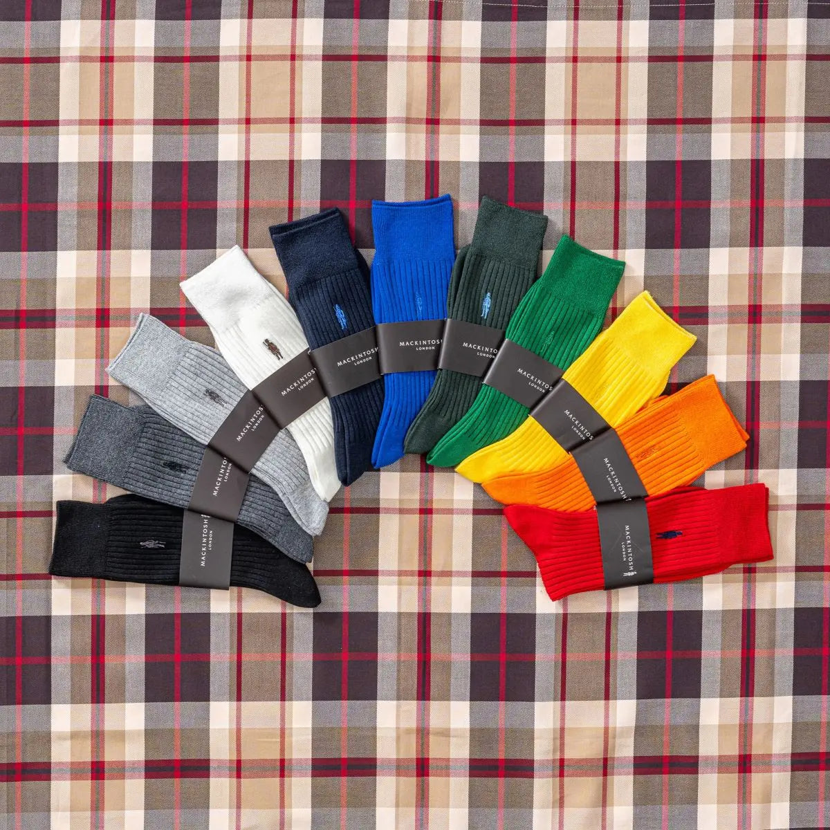 MACKINTOSH LONDON マッキントッシュ ロンドン ソックス ワンポイント刺繍 - カジュアルソックス  RENOWNINX ONLINE SHOP