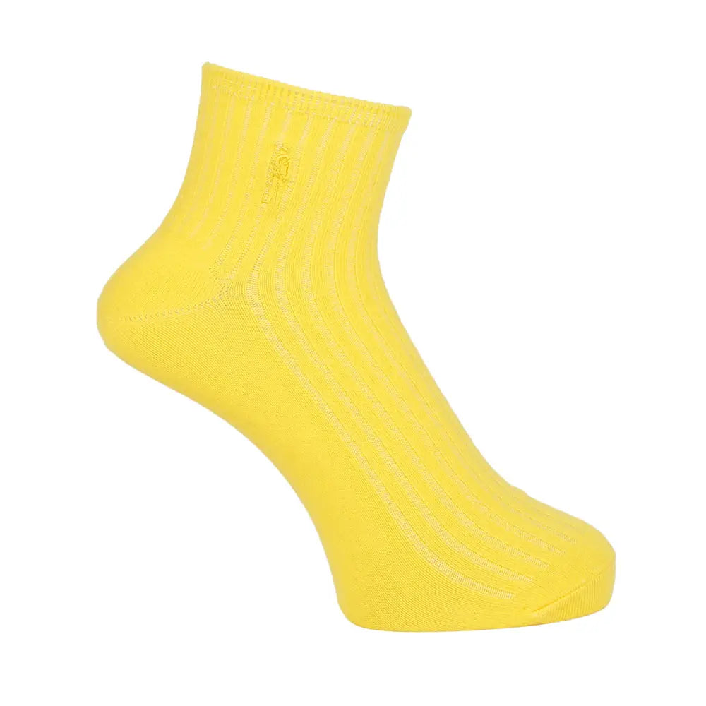 MACKINTOSH LONDON マッキントッシュ ロンドン ソックス ワンポイント刺繍 ショート - カジュアルソックス Yellow / 25-27 RENOWNINX ONLINE SHOP