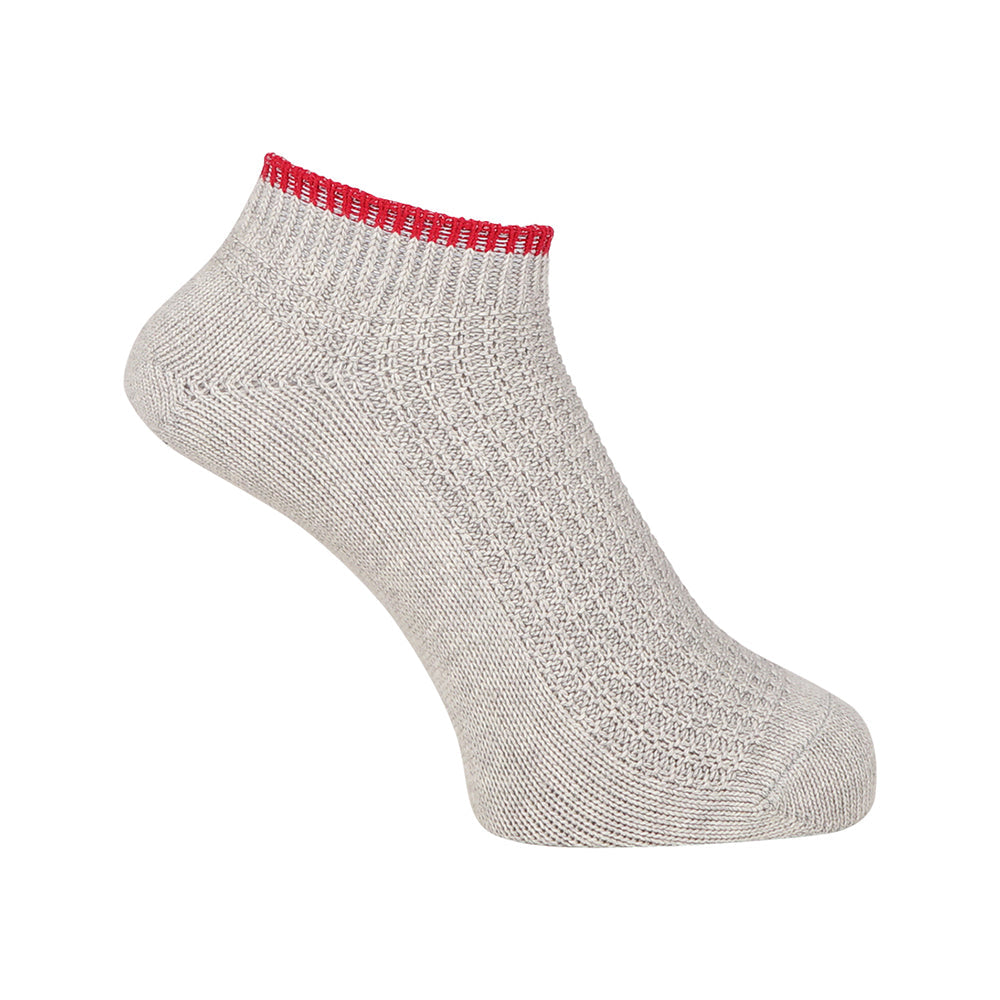 MACKINTOSH LONDON マッキントッシュ ロンドン ソックス ワッフルSN - カジュアルソックス Light Gray / 25-27 RENOWNINX ONLINE SHOP