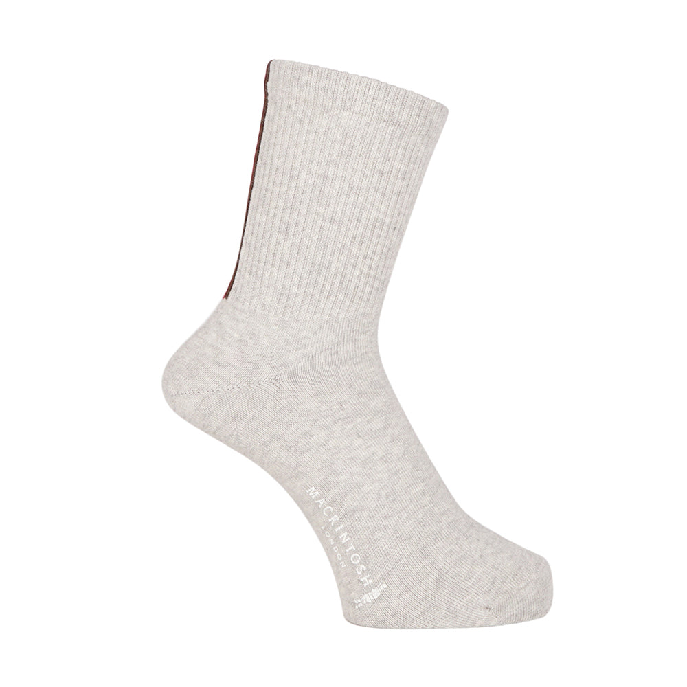 MACKINTOSH LONDON マッキントッシュ ロンドン ソックス バックラインリブ - カジュアルソックス Light Gray / 25-27 RENOWNINX ONLINE SHOP