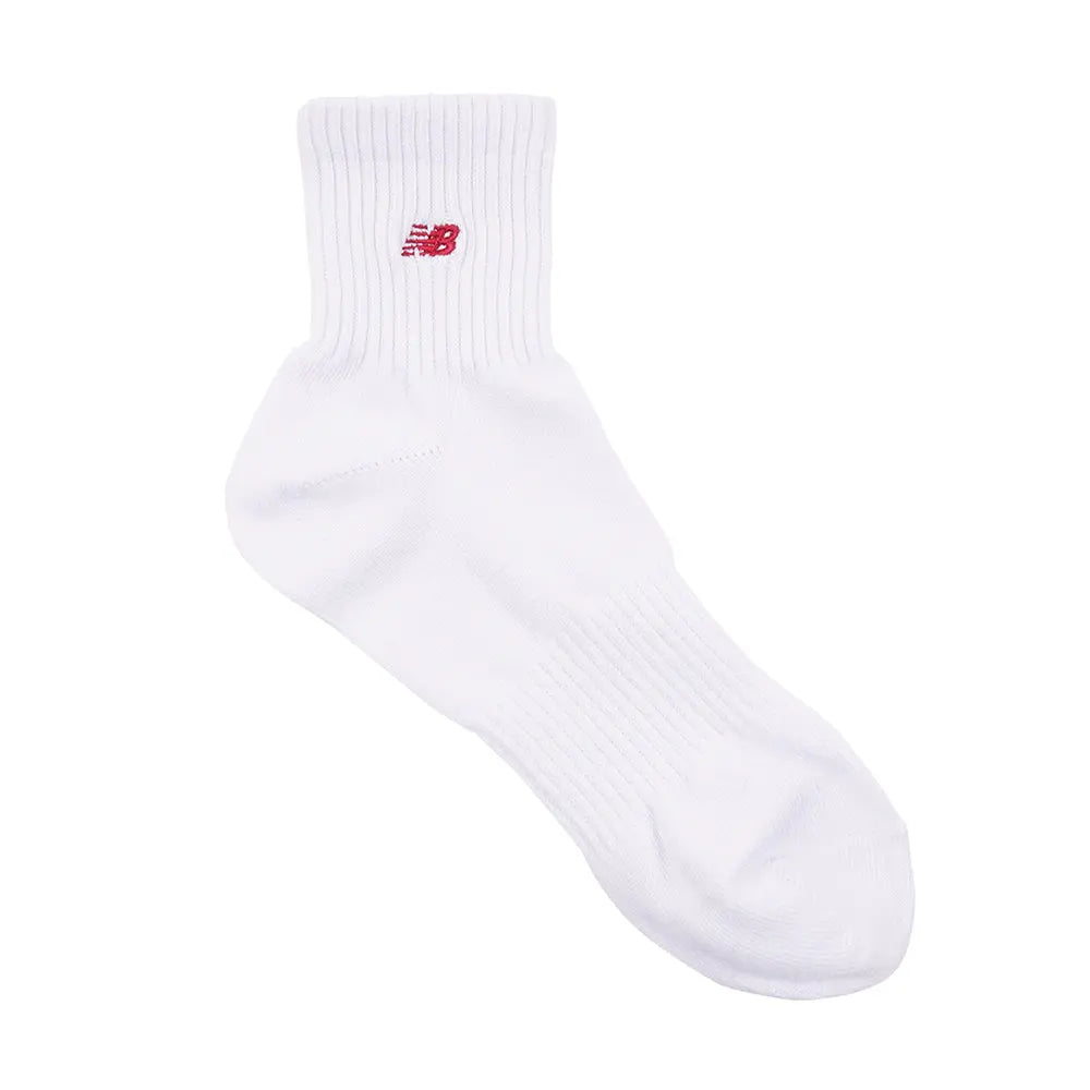 NEW BALANCE ニューバランス ソックス 無地刺繍ショート - カジュアルソックス Off White / 25-27 RENOWNINX ONLINE SHOP