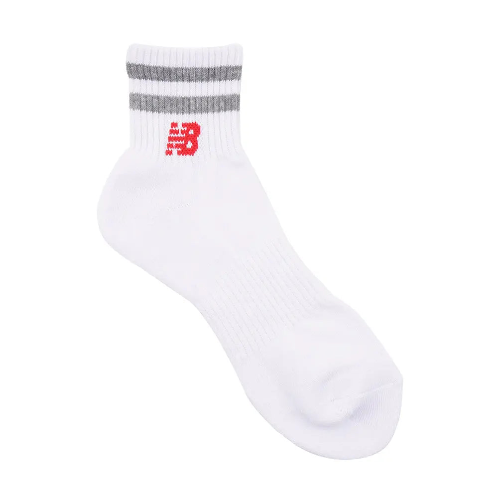 NEW BALANCE ニューバランス ソックス トップラインパイルショート - カジュアルソックス Off White / 25-27 RENOWNINX ONLINE SHOP
