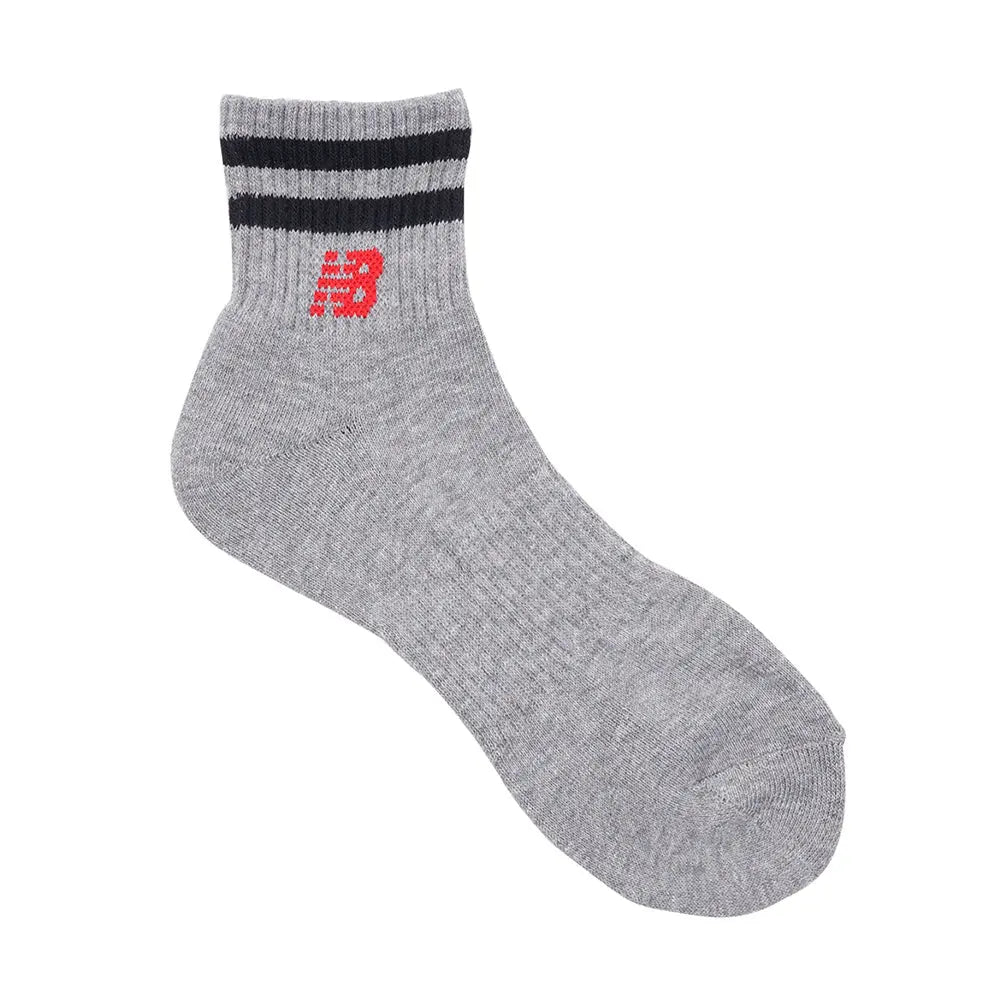 NEW BALANCE ニューバランス ソックス トップラインパイルショート - カジュアルソックス Gray / 25-27 RENOWNINX ONLINE SHOP