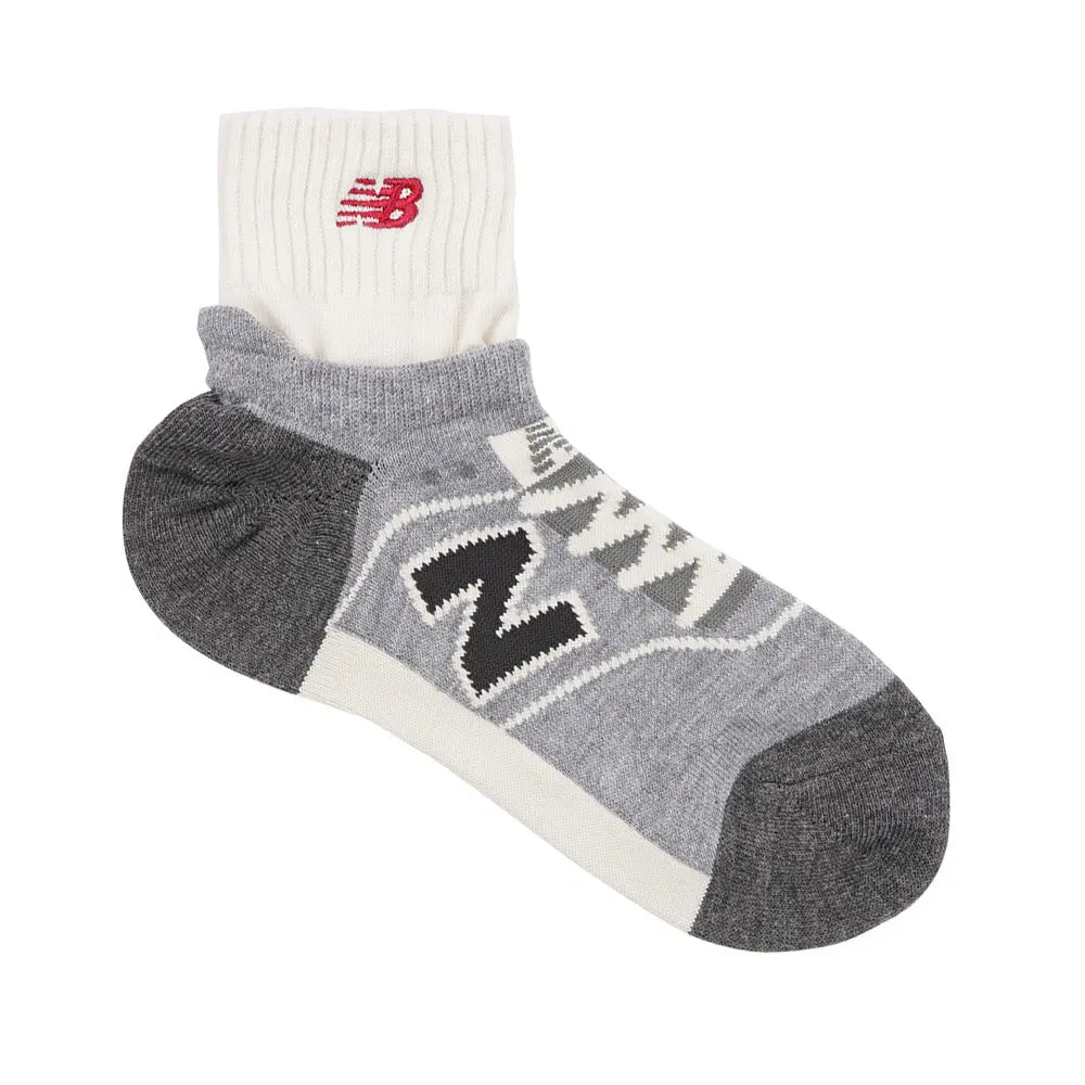 NEW BALANCE ニューバランス ソックス リブ付きショート - カジュアルソックス Gray / 25-27 RENOWNINX ONLINE SHOP