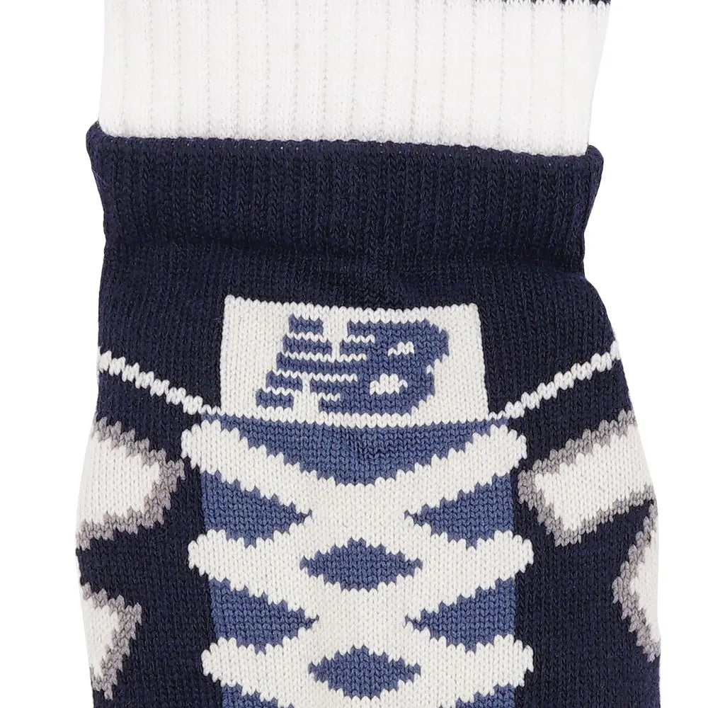 NEW BALANCE ニューバランス ソックス リブ付きボーダーショート - カジュアルソックス RENOWNINX ONLINE SHOP
