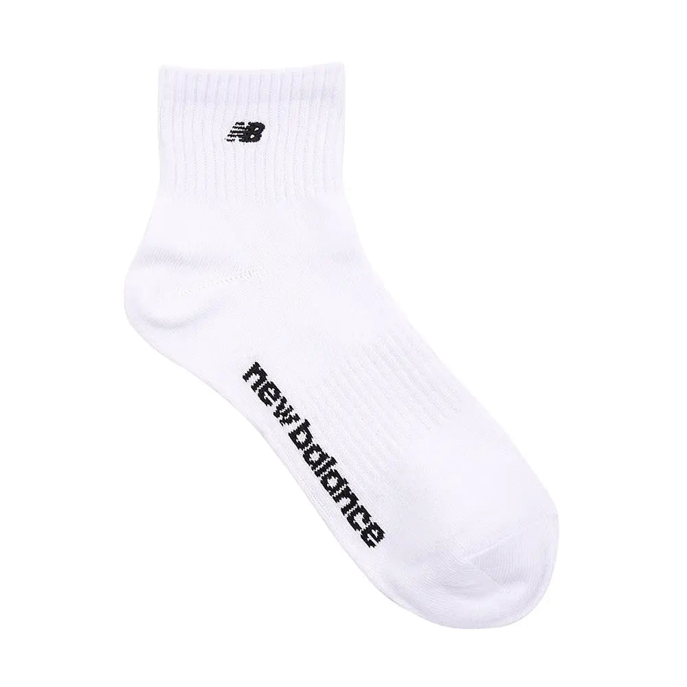 NEW BALANCE ニューバランス ソックス ロゴ刺繍ショート - カジュアルソックス Off White / 25-27 RENOWNINX ONLINE SHOP