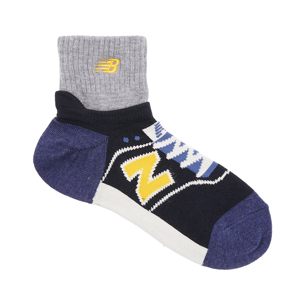 NEW BALANCE ニューバランス ソックス リブ付きショート - カジュアルソックス Navy / 25-27 RENOWNINX ONLINE SHOP