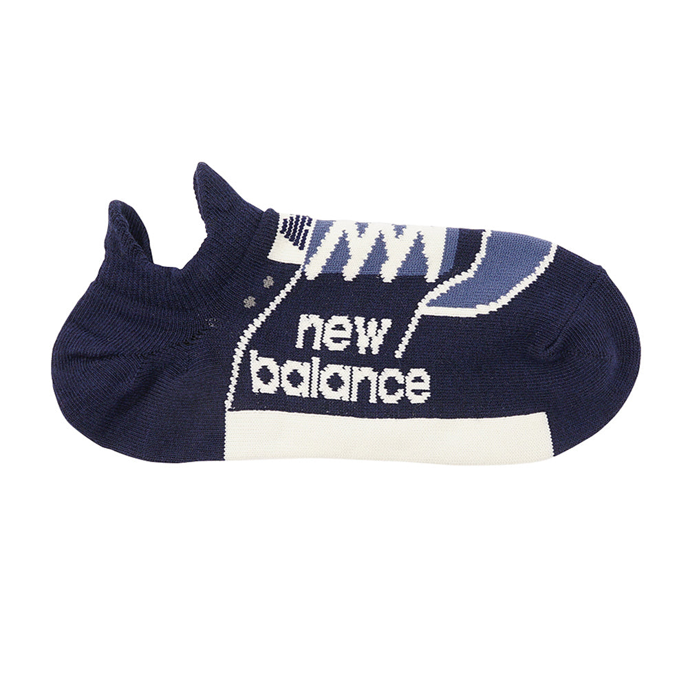NEW BALANCE ニューバランス ソックス スニーカーデザイン - カジュアルソックス Navy / 25-27 RENOWNINX ONLINE SHOP