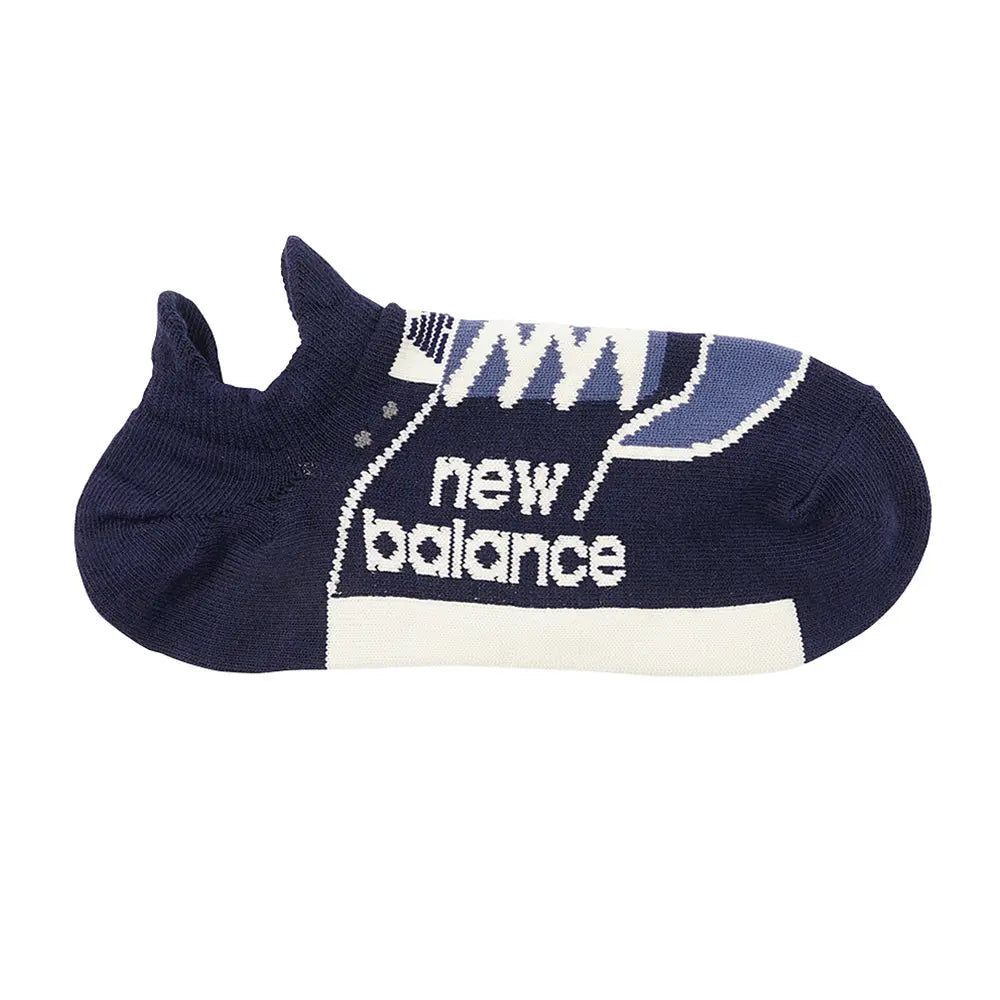 NEW BALANCE ニューバランス ソックス スニーカーデザイン - カジュアルソックス Navy / 25-27 RENOWNINX ONLINE SHOP