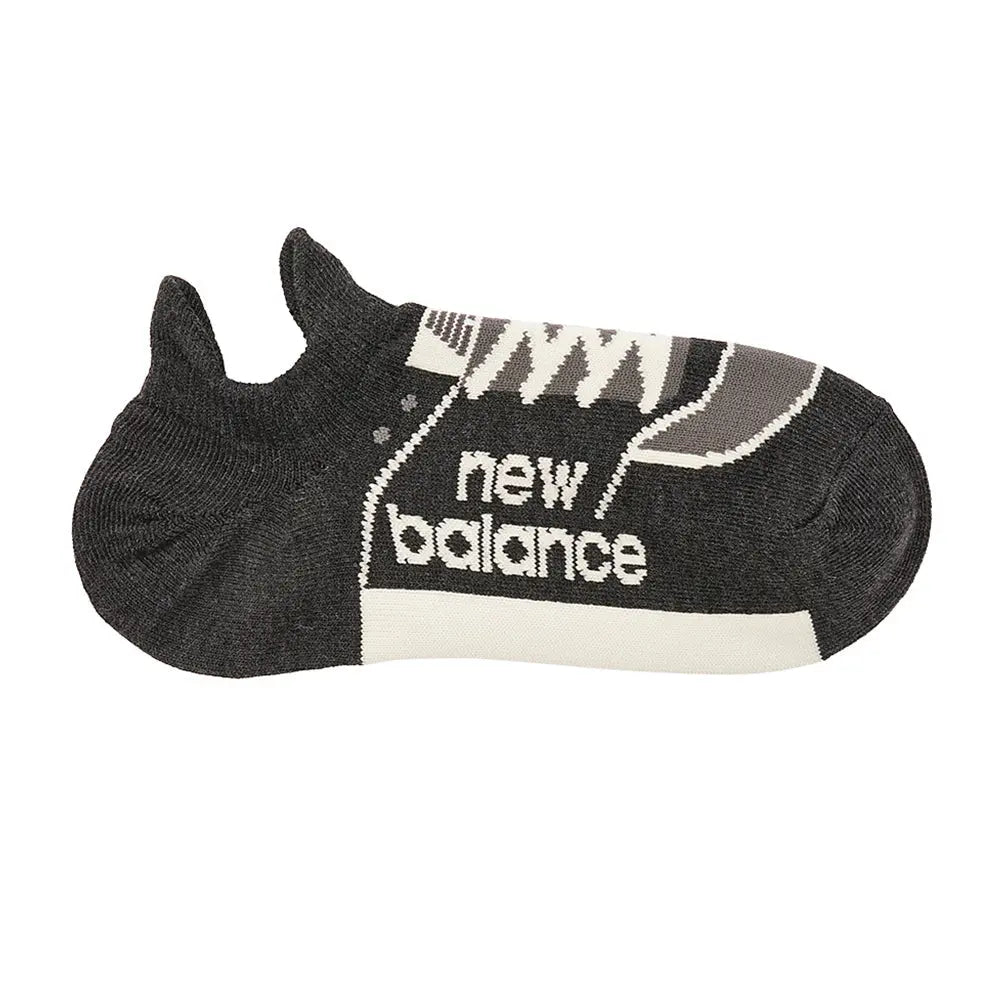 NEW BALANCE ニューバランス ソックス スニーカーデザイン - カジュアルソックス Charcoal Gray / 25-27 RENOWNINX ONLINE SHOP