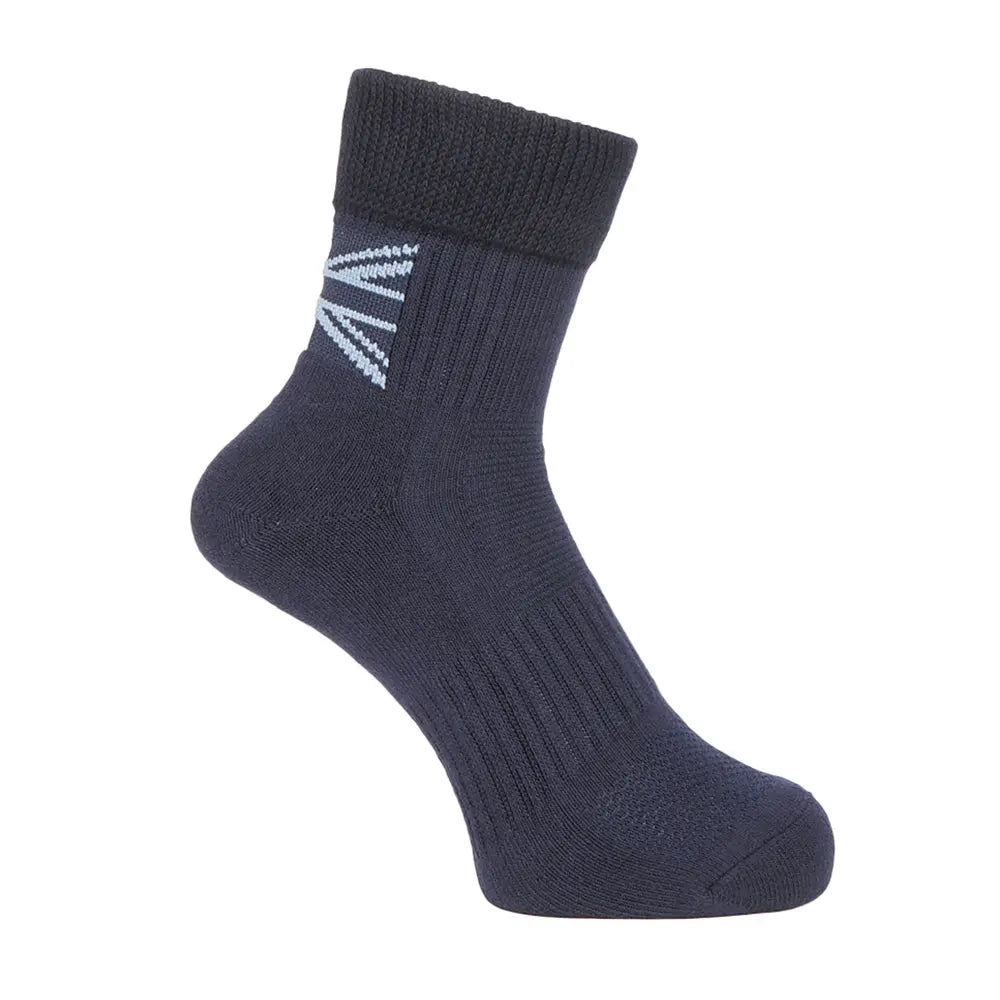 Aquascutum アクアスキュータム ニューライン ソックス ソフトくちゴム スポーツミドル丈 - カジュアルソックス Navy / 25-27 RENOWNINX ONLINE SHOP