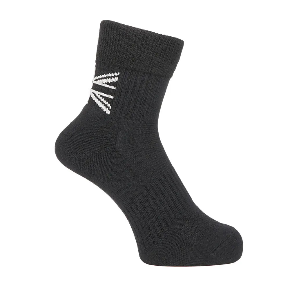 Aquascutum アクアスキュータム ニューライン ソックス ソフトくちゴム スポーツミドル丈 - カジュアルソックス Black / 25-27 RENOWNINX ONLINE SHOP