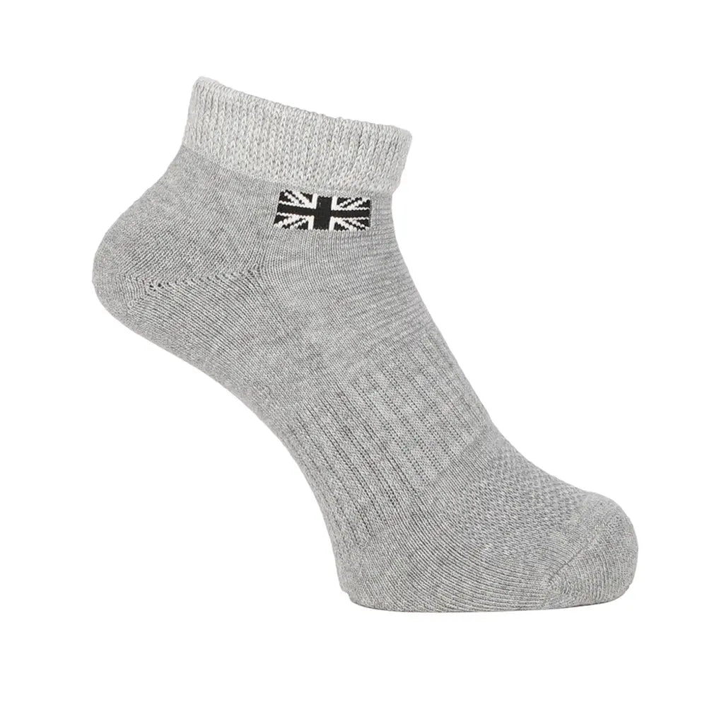 Aquascutum アクアスキュータム ニューライン ソックス ソフトくちゴム スポーツショート - カジュアルソックス Light Gray / 25-27 RENOWNINX ONLINE SHOP